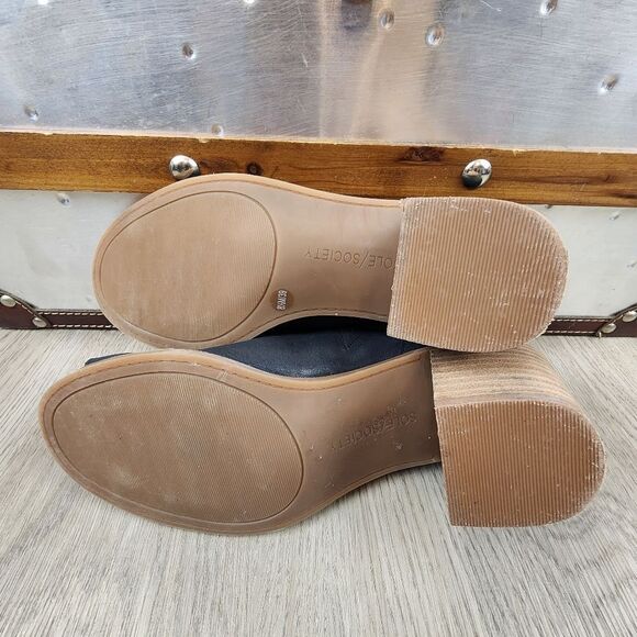 Sole Society Ralimia Chunky Heel Open Toe Heels Size 8.5" - Picture 8 of 9